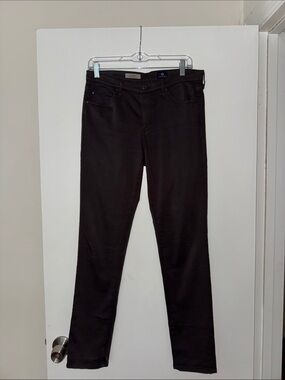 Ag Adriano Goldschmied Women’s The Prima Mid-Rise Cigarette Black Jeans